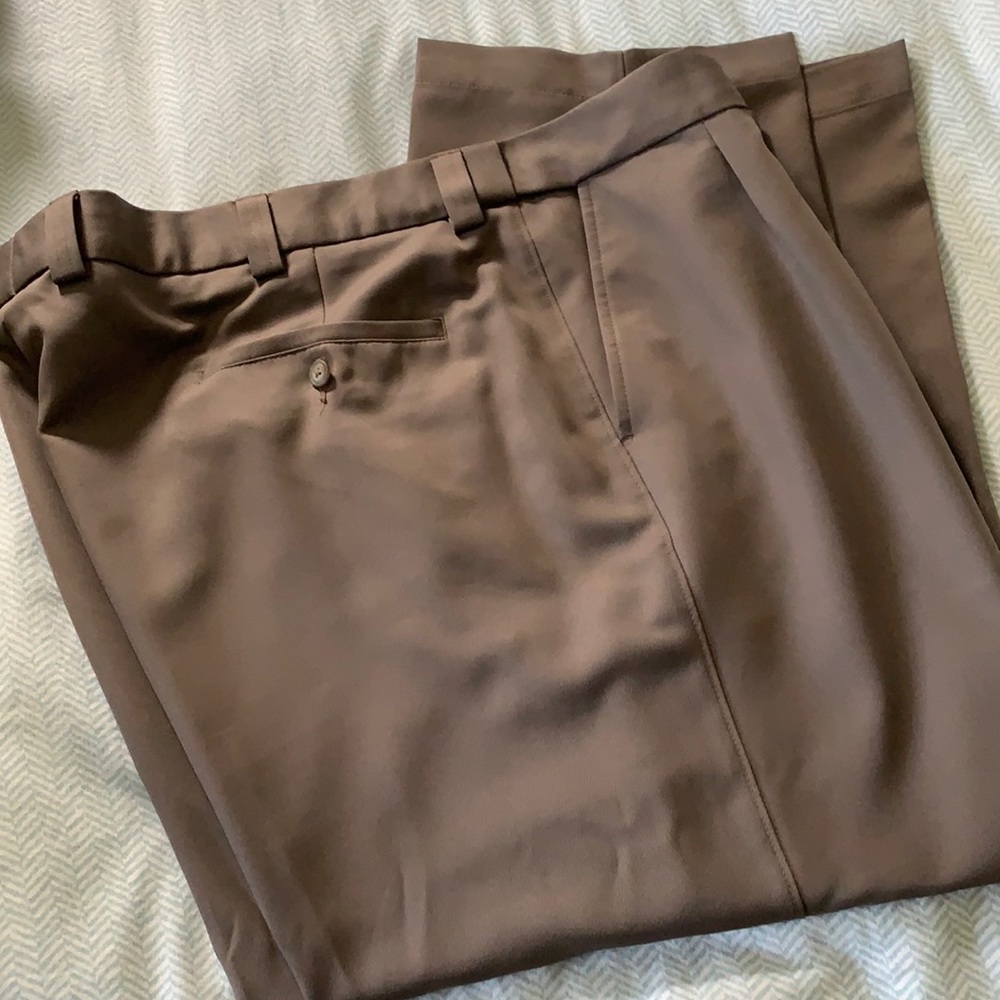 Oak Hill Waist-Relaxer Pleated Microfiber Pant